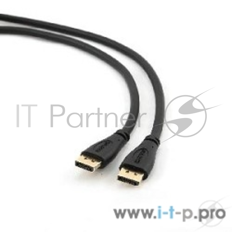 Кабель Кабель DisplayPort Gembird/Cablexpert , 1м, 20M/20M, черный, экран, пакет(CC-DP-1M)