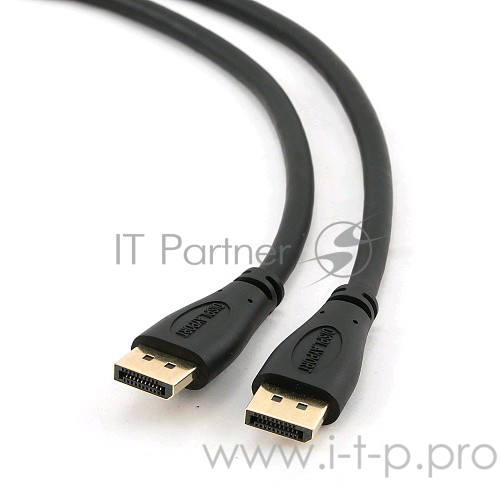 Кабель Кабель DisplayPort Gembird/Cablexpert , 1м, 20M/20M, черный, экран, пакет(CC-DP-1M)