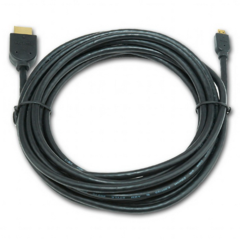 Кабель Gembird HDMI-microHDMI позол.разъемы , 19м/19м,3.0 м,черный, CC-HDMID-10