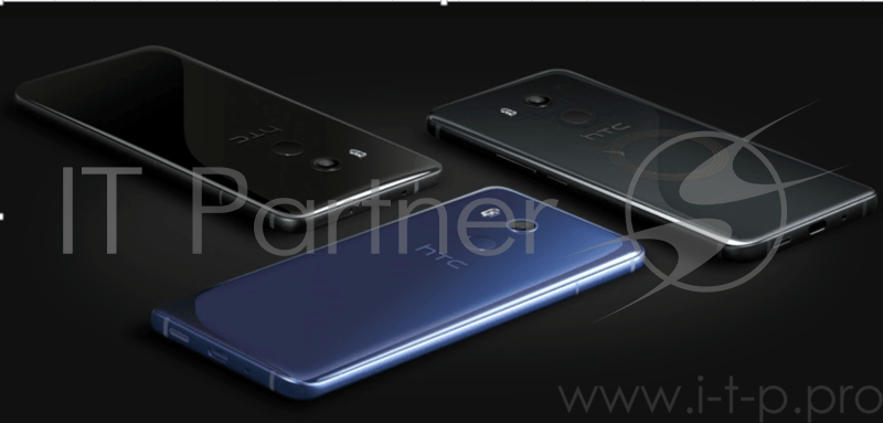 Смартфон HTC U12+ EEA Ceramic Black (2Q55100), 6 2880x1440, 2.8GHz, 8 Core, 6GB RAM, 64GB, 16Mpix+12Mpix/8Mpix, 2 Sim, 2G, 3G, LTE, BT, WiFi 802.11 a/b/g/n/ac, NFC, GPS, Galileo, Glonass, Type-C, 3500mAh, Android 8.0 (Oreo), 188g, 156.6x73.9x9.7