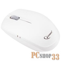 Мышь Gembird MUSW-207W White USB {Мышь беспроводная, 2кн.+колесо-кнопка, 2.4ГГц}