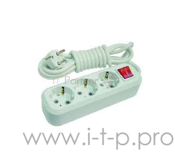 Makel MGP213 Удлинитель 3 гн 3 м сз вкл.