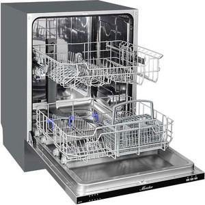 Встраиваемая посудомоечная машина MONSHER Встраиваемая полноразмерная посудомоечная машина, 12 комплектов, 4 программы, A++, 49 дБ