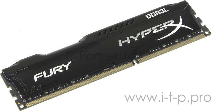 Оперативная память DDR 3 DIMM 8Gb PC14900, 1866Mhz, Kingston HyperX FURY Black (HX318C10FB/8) (retail)