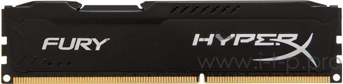 Оперативная память DDR 3 DIMM 8Gb PC14900, 1866Mhz, Kingston HyperX FURY Black (HX318C10FB/8) (retail)