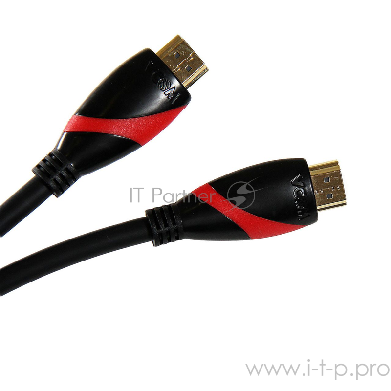 Кабель HDMI 19M/M ver. 2.0 black red, 1.8m VCOM <CG525-R-1.8> Кабель HDMI 19M/M ver. 2.0 black red, 1.8m VCOM <CG525-R-1.8>