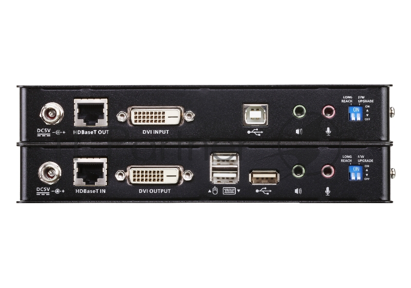 USB, DVI, КВМ-удлинитель HDBaseT™ 2.0 (1920 x 1200 100 м) DVI HDBase T2.0 KVM Extender