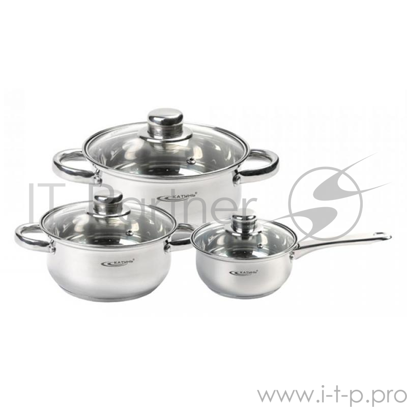 Набор кастрюль Катунь KT04-G Гретта