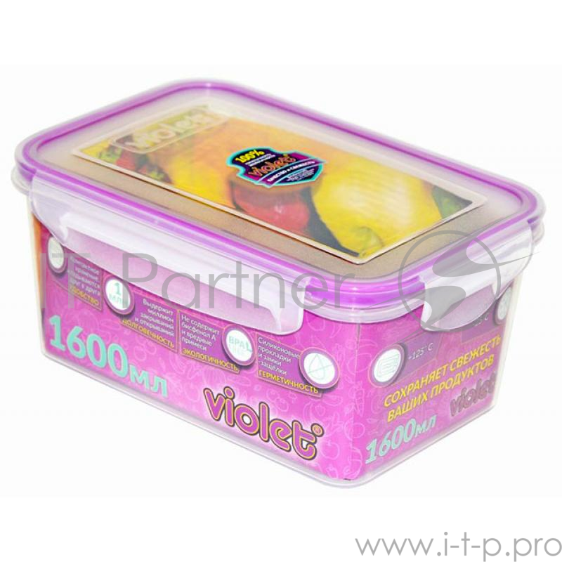 Контейнер Violet 093/16 прозрачный