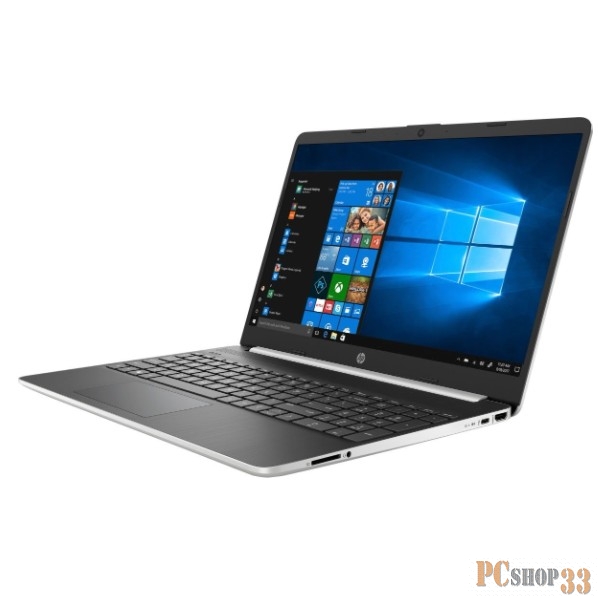 Ноутбук HP 15s-fq0018ur Core i3 7020U/4Gb/SSD256Gb/Intel HD Graphics/15.6/TN/HD (1366x768)/Windows 10/silver/WiFi/BT/Cam