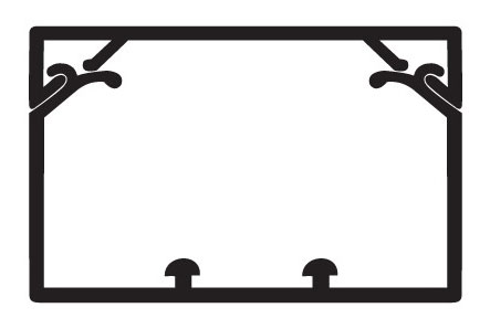 Dkc 01781 TA-GN 80 x 40 Короб с крышкой с направляющими для установки разделителей ( 2 метра)
