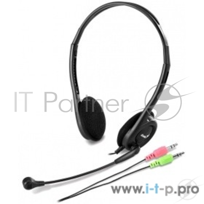Наушники с микрофоном Genius HS-200C, Black