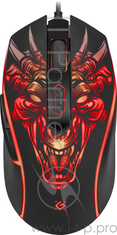 Мышь игровая Monstro GM-510L оптика, USB, 6 кнопок, 3200dpi DEFENDER