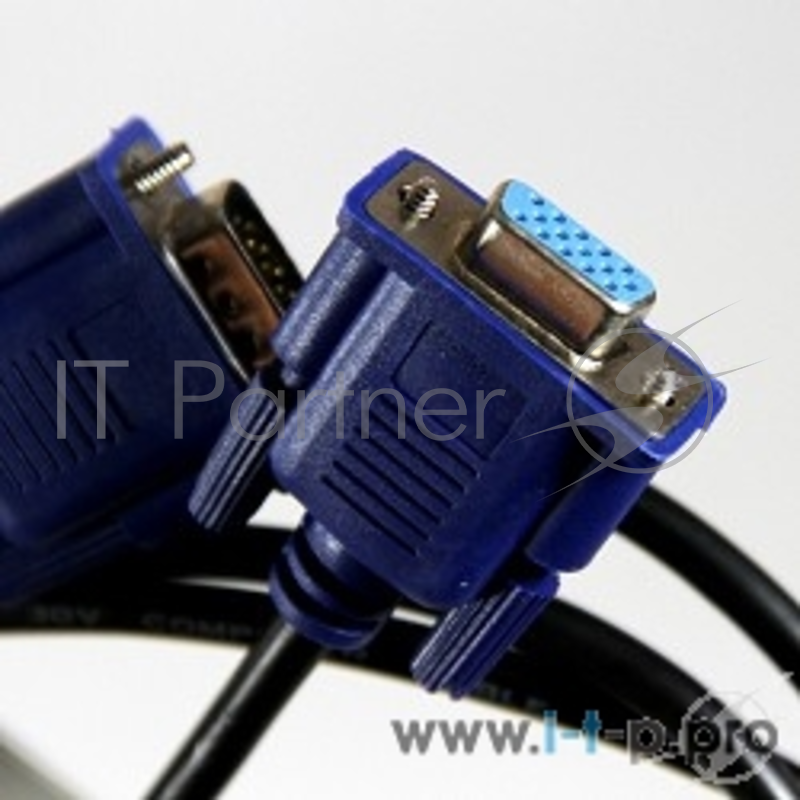 Кабель TV-COM Кабель удлинительный (QCG342AD) SVGA (15m/15f) 1.8m 2 фильтра 6937510844012