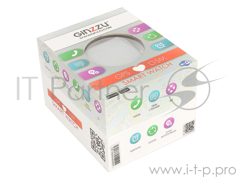Умные часы детские GINZZU GZ-503 black 1.54