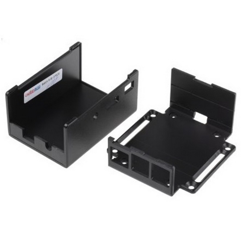 Raspberry Pi 3 Case for Raspberry Pi 3 Model B and Pi PoE Switch HAT, разм.90x85х45mm, цвет черный