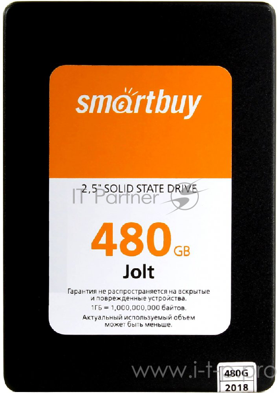 накопитель Smartbuy SSD 480Gb Jolt SB480GB-JLT-25SAT3 {SATA3.0, 7mm}