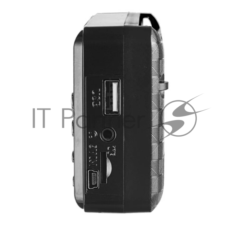 Perfeo радиоприемник цифровой PALM FM+ 87.5-108МГц/ MP3/ питание USB или 18650/ черный (i90-BL)