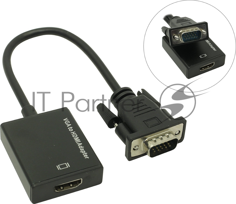 Espada Конвертер VGA + 3,5mm audio jack to HDMI, HCV0201 (44083)