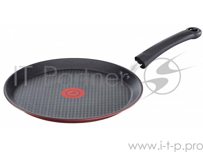 Сковорода блинная Tefal Character C6823875 круглая/покрытие антипригарное/ручка несъемная (без крышки) черный