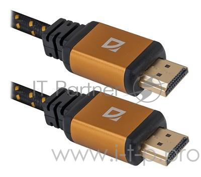 Кабель Defender HDMI-HDMI PROFESSIONAL зол.контакты HDMI-33PRO, 10м (87435)