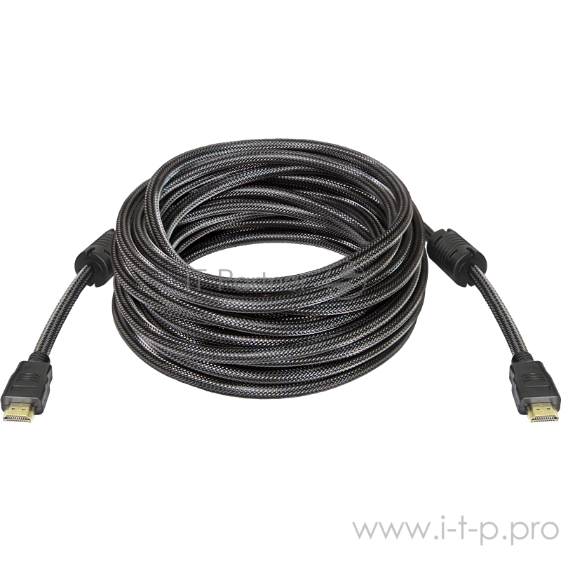 Кабель Defender HDMI-HDMI PROFESSIONAL зол.контакты HDMI-33PRO, 10м (87435)