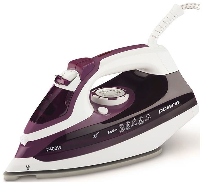 Утюг Polaris PIR2468AK 2400Вт розовый/белый