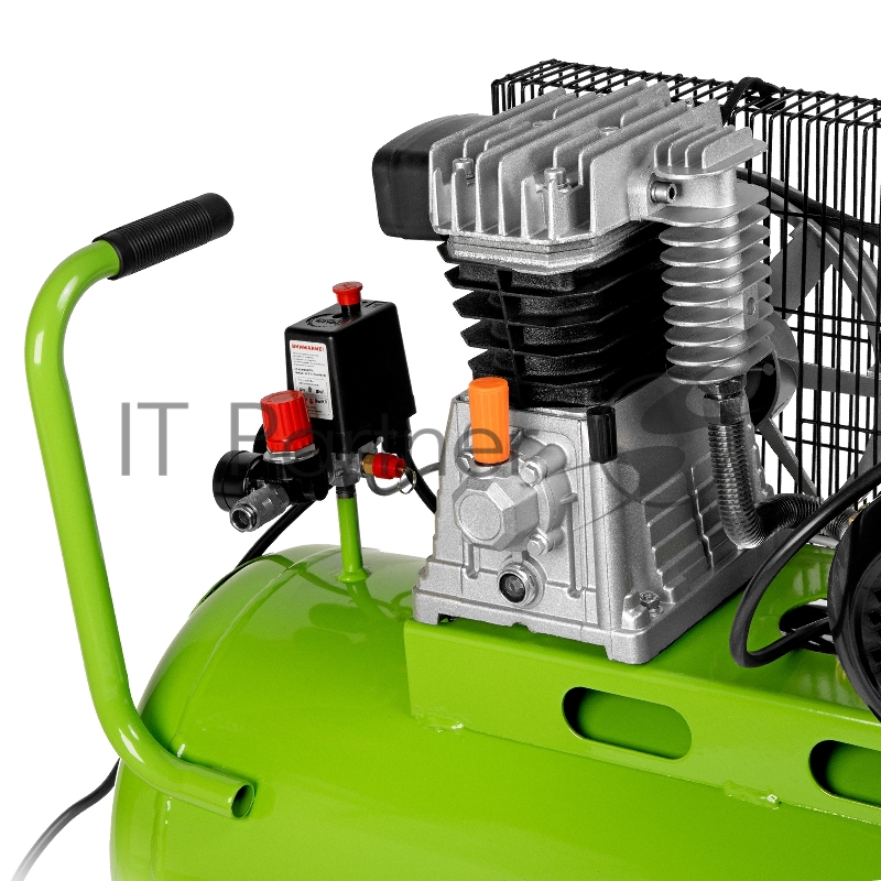 СИБРТЕХ Компрессор воздушный КР-2200/100, 2,2 кВт, 350 л/мин, 100 л, 58042