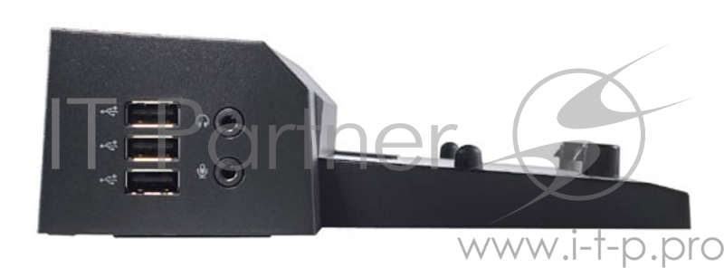 Опции к ноутбукам DELL 452-11415 Port Replicator: EURO Advanced E-Port II with 130W AC Adapter, USB 3.0, without stand Kit Док-станция