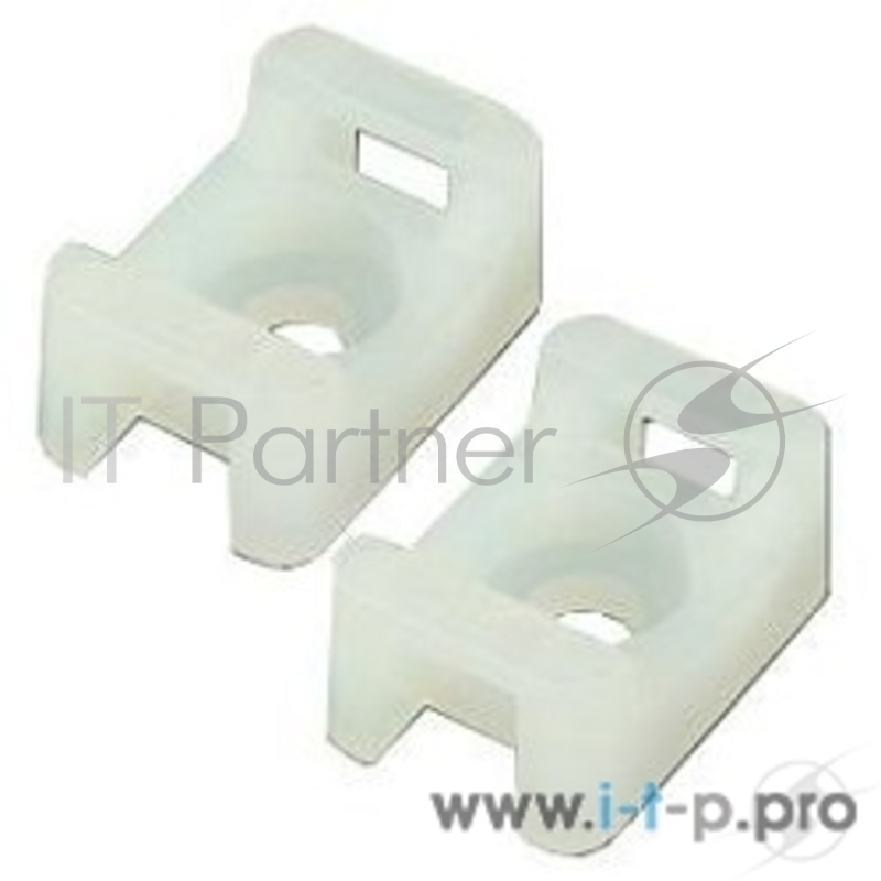 Монтажное оборудование Hyperline TM-2S8C Площадка под винт 14.9x9.5мм (д.4.5мм) для стяжки (100 шт)