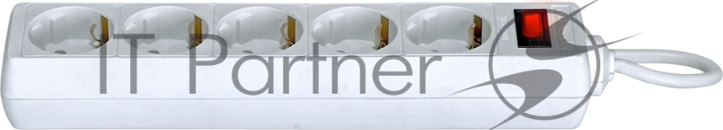 Сетевой фильтр на 5 розеток Defender ES 1.8 99481, белый (1.8м)