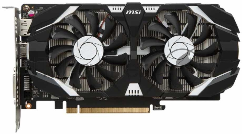 Видеокарта PCIE16 GTX1050TI 4GB GDDR5 GTX 1050 TI 4GT OCV1 MSI