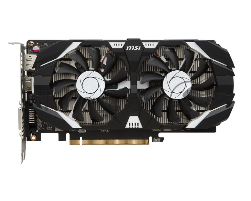 Видеокарта PCIE16 GTX1050TI 4GB GDDR5 GTX 1050 TI 4GT OCV1 MSI