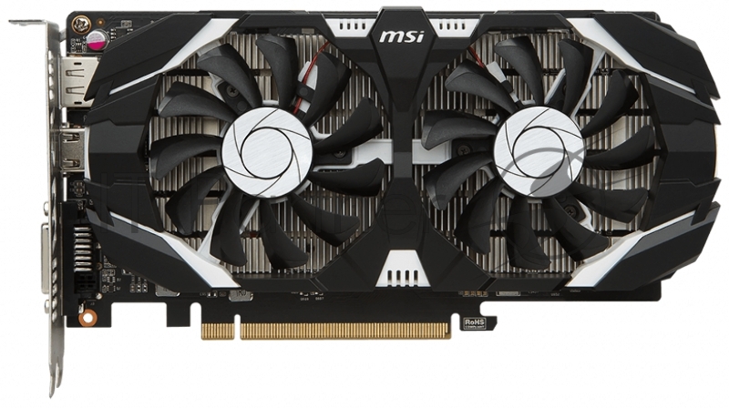 Видеокарта PCIE16 GTX1050TI 4GB GDDR5 GTX 1050 TI 4GT OCV1 MSI