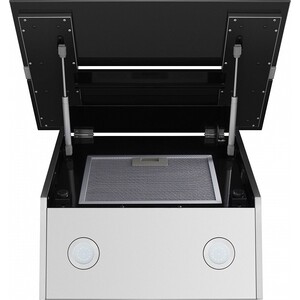 ВЫТЯЖКА MAUNFELD MERSEY 60 серебристый черное стекло