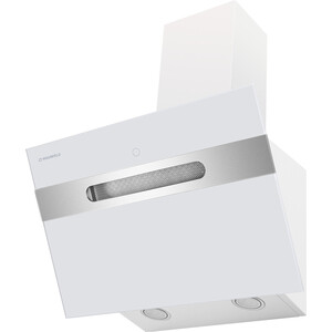 Вытяжка MAUNFELD MOON 60 белое стекло/ вставка нержавейка