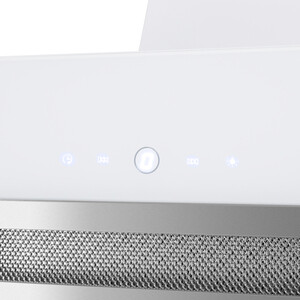 Вытяжка MAUNFELD MOON 60 белое стекло/ вставка нержавейка