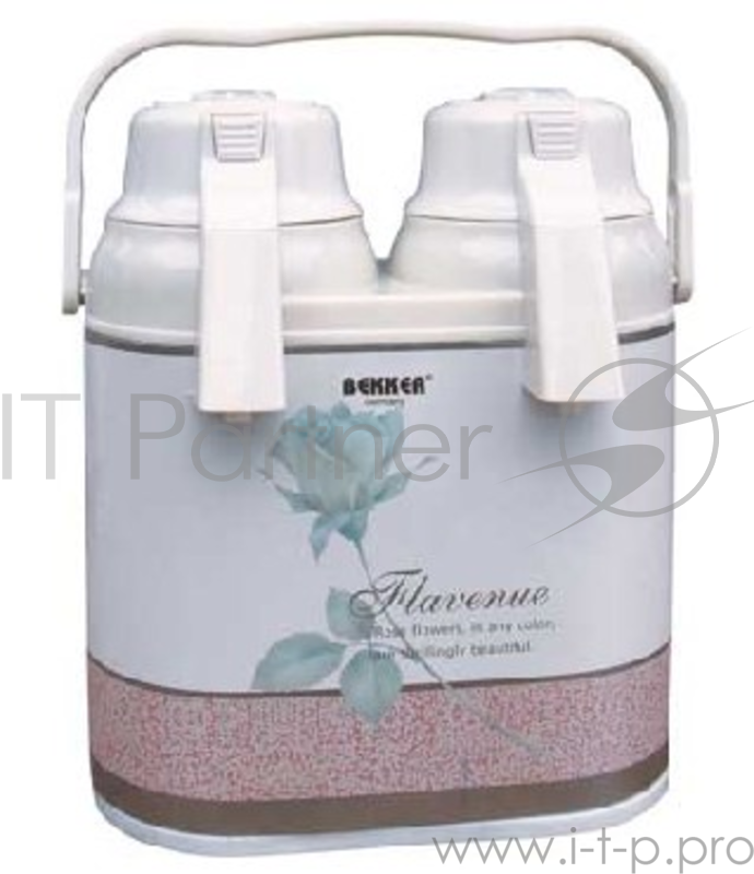 Набор термосов BEKKER BK-4089 наб. 2шт. (1,6+1,6л) BK-4089 Набор термосов с помпой из 2-х пр. Состав: пластмасса, объём 1,6 л + 1,6 л, стеклянные колбы, металлический корпус, крышки и ручки пластмассовые.