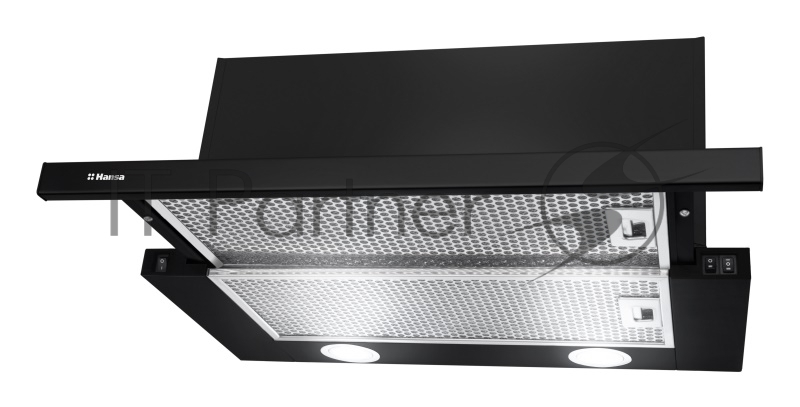 Вытяжка каминная Hansa OTP6241BH черный управление: кнопочное (1 мотор)