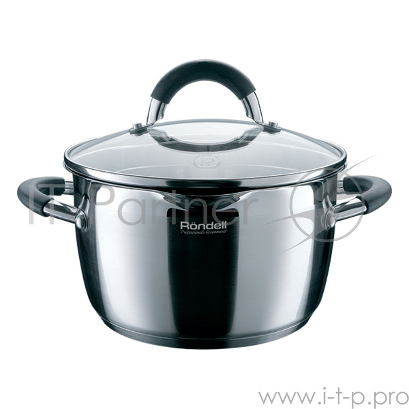 Кастрюля RONDELL RDS-025 Flamme 5,7л RONDELL Кастрюля RDS-025 с/кр 24 см 5.7 л Flamme. Диаметр 24см. Объем 5.7л. Высококачественная пищевая сталь 18/10. Толщина стенок 0.6 мм. Тройное вштампованное, а затем вплавленное дно 5.0 мм. Комбинированная (зе