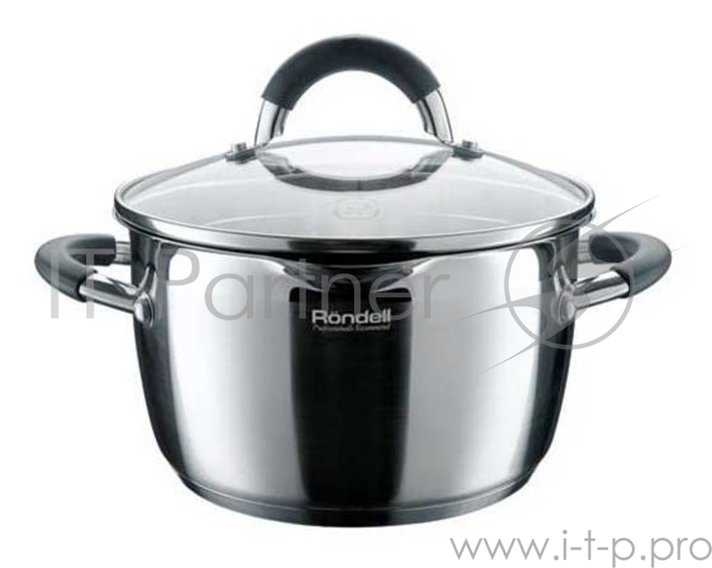 Кастрюля RONDELL RDS-025 Flamme 5,7л RONDELL Кастрюля RDS-025 с/кр 24 см 5.7 л Flamme. Диаметр 24см. Объем 5.7л. Высококачественная пищевая сталь 18/10. Толщина стенок 0.6 мм. Тройное вштампованное, а затем вплавленное дно 5.0 мм. Комбинированная (зе