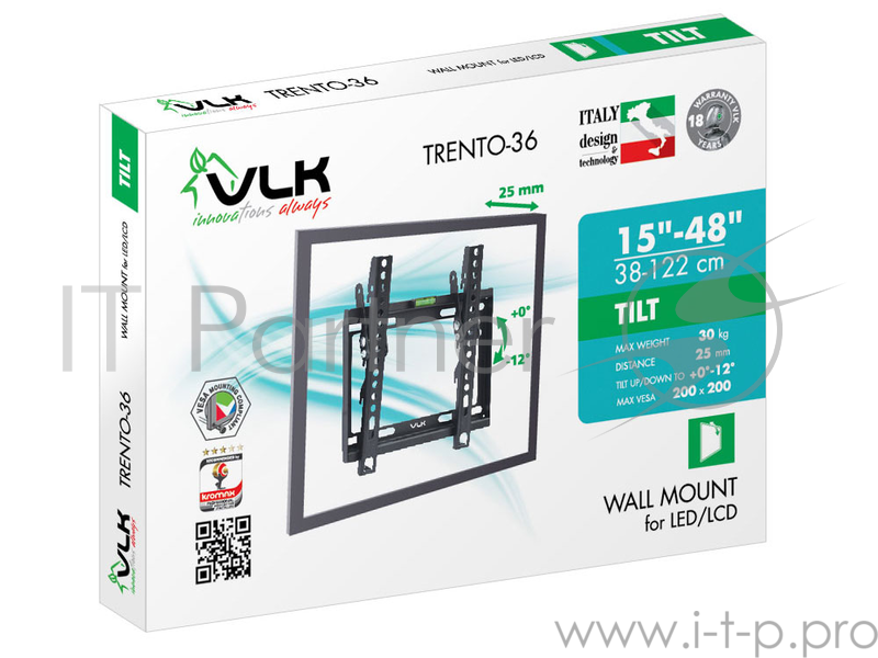 Кронштейн для LED/LCD телевизоров VLK TRENTO-36 black