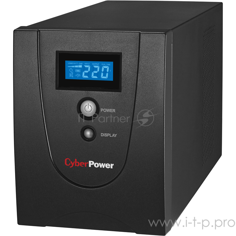 ИБП UPS CyberPower V 1200EI VALUE1200EILCD {1200VA/720W USB/RS-232/RJ11/45 (6 IEC)}