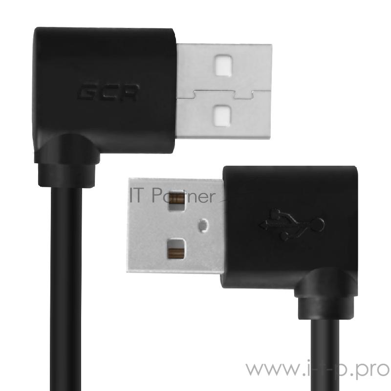 Greenconnect Кабель 0.2m USB 2.0, AM угловой/AM угловой, 28/28 AWG, экран, армированный, морозостойкий, GCR-AUM5AM-BB2S-0.2m Greenconnect Кабель 0.2m USB 2.0, AM угловой/AM угловой, 28/28 AWG, экран, армированный, морозостойкий, GCR-AUM5AM-BB2S-0.2m