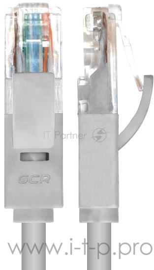 Greenconnect Патч-корд прямой 0.3m UTP кат.6, серый, позолоченные контакты, 24 AWG, литой, GCR-LNC603-0.3m, ethernet high speed, RJ45, T568B Greenconnect Патч-корд прямой 0.3m UTP кат.6, серый, позолоченные контакты, 24 AWG, литой, GCR-LNC603-0.3m, e