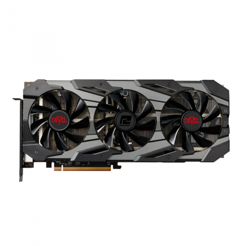 Видеокарта PowerColor PCI-E 4.0 AXRX 5700 8GBD6-3DHE/OC AMD Radeon RX 5700 8192Mb 256bit GDDR6 1610/14000/HDMIx1/DPx3/HDCP Ret