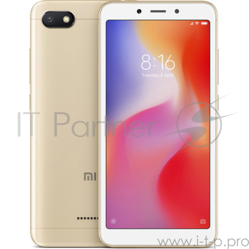 Смартфон Xiaomi Redmi 6A C3C Gold/5.45