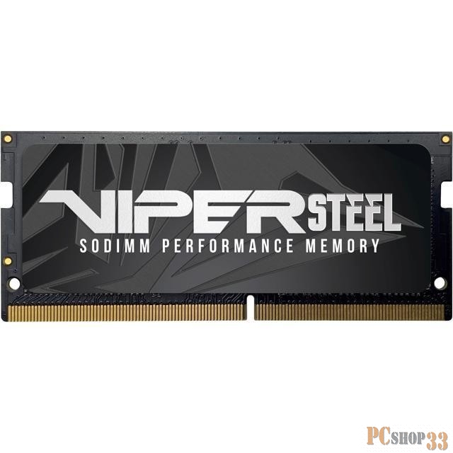 SO-DIMM DDR 4 DIMM 16Gb PC24000, 3000Mhz, PATRIOT Viper Steel (PVS416G240C5S) (retail)