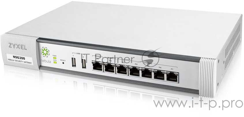 Межсетевой экран ZYXEL NSG200-ZZ0102F NSG200 Nebula Cloud Managed Security Gateway (Dual WAN)