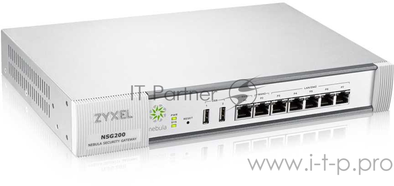 Межсетевой экран ZYXEL NSG200-ZZ0102F NSG200 Nebula Cloud Managed Security Gateway (Dual WAN)